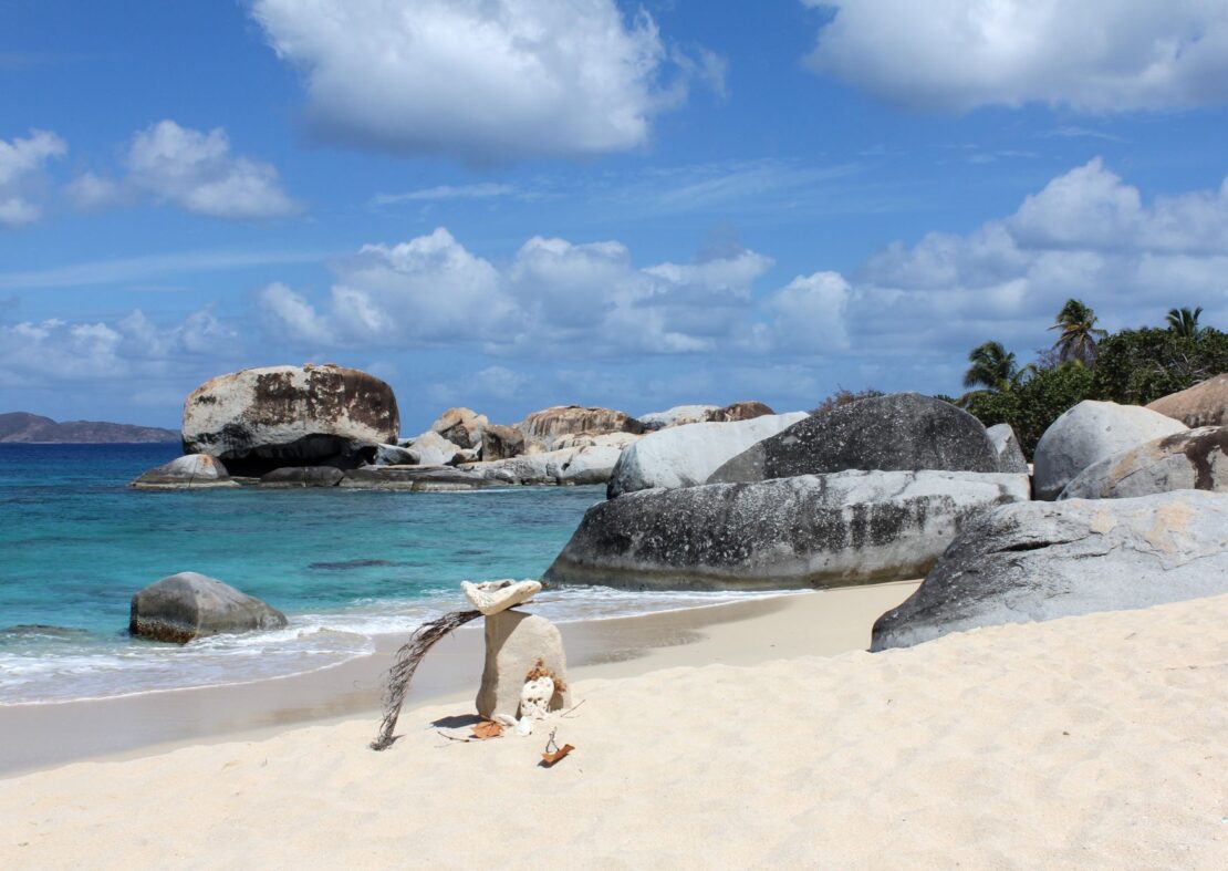 The Spring Bay National Park in the british virgin islands 