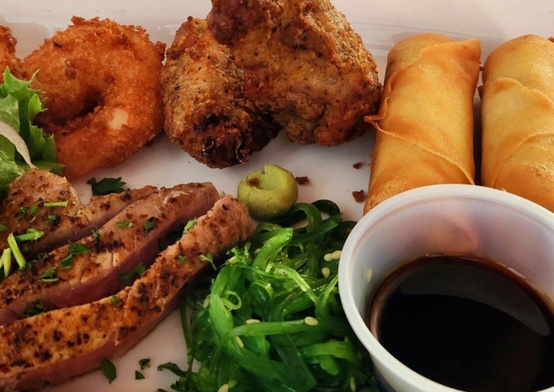 delicious meal at Rendezvous Tasty Beach Club