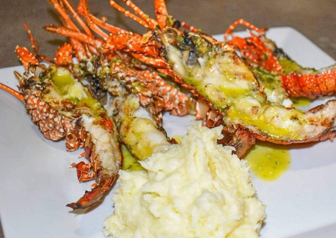 seafood dish at Tasty’s Restaurant