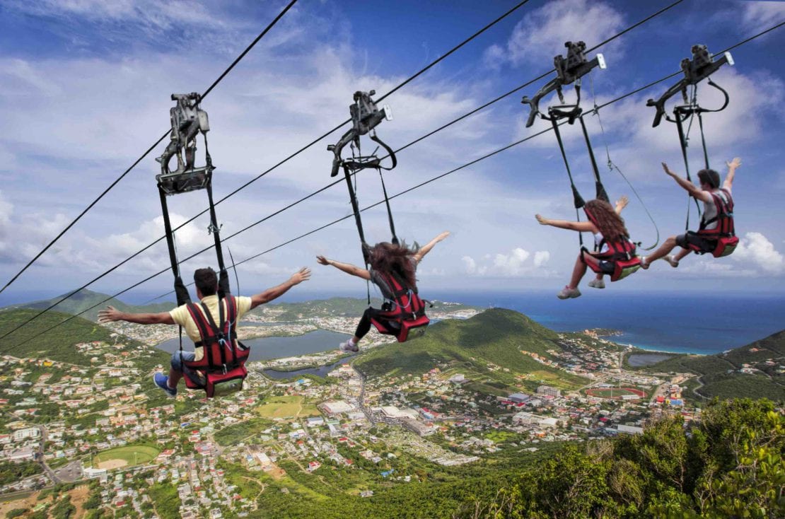 St Maarten St Martin zip line