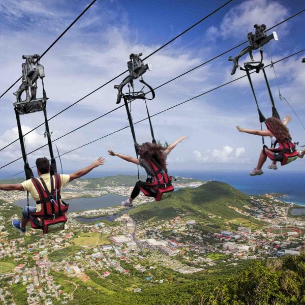 St Maarten St Martin zip line
