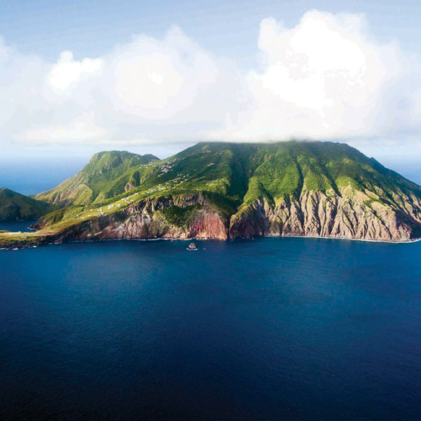 Saba island Caribbean